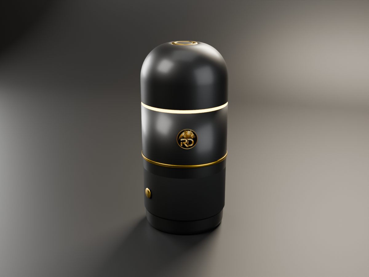 RareDroplet Station Car in Black & Gold
